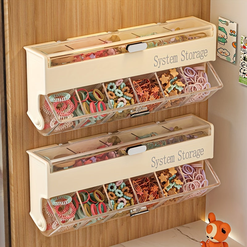 Fashion Cream Yellow Hair Accessory Organizer