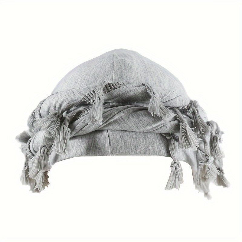 Unique Twisted Turban Headwrap - Soft, Breathable, Ethnic African-Inspired Design, Unisex Fashion Accessory with Tassels, Knotted Detail, Perfect for Music Festivals, Cultural Events, and Everyday Style