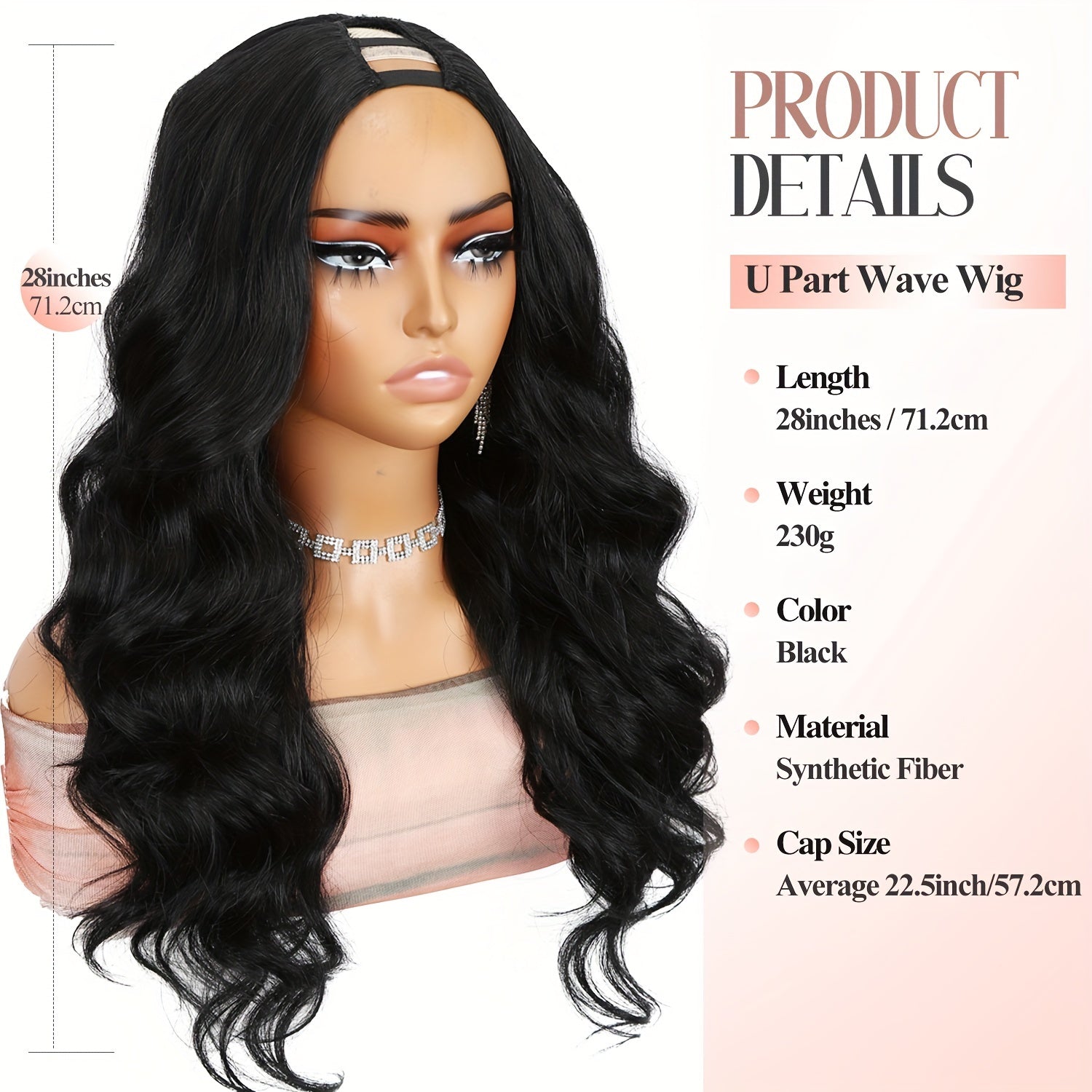 Body Wave Synthetic Hair Topper