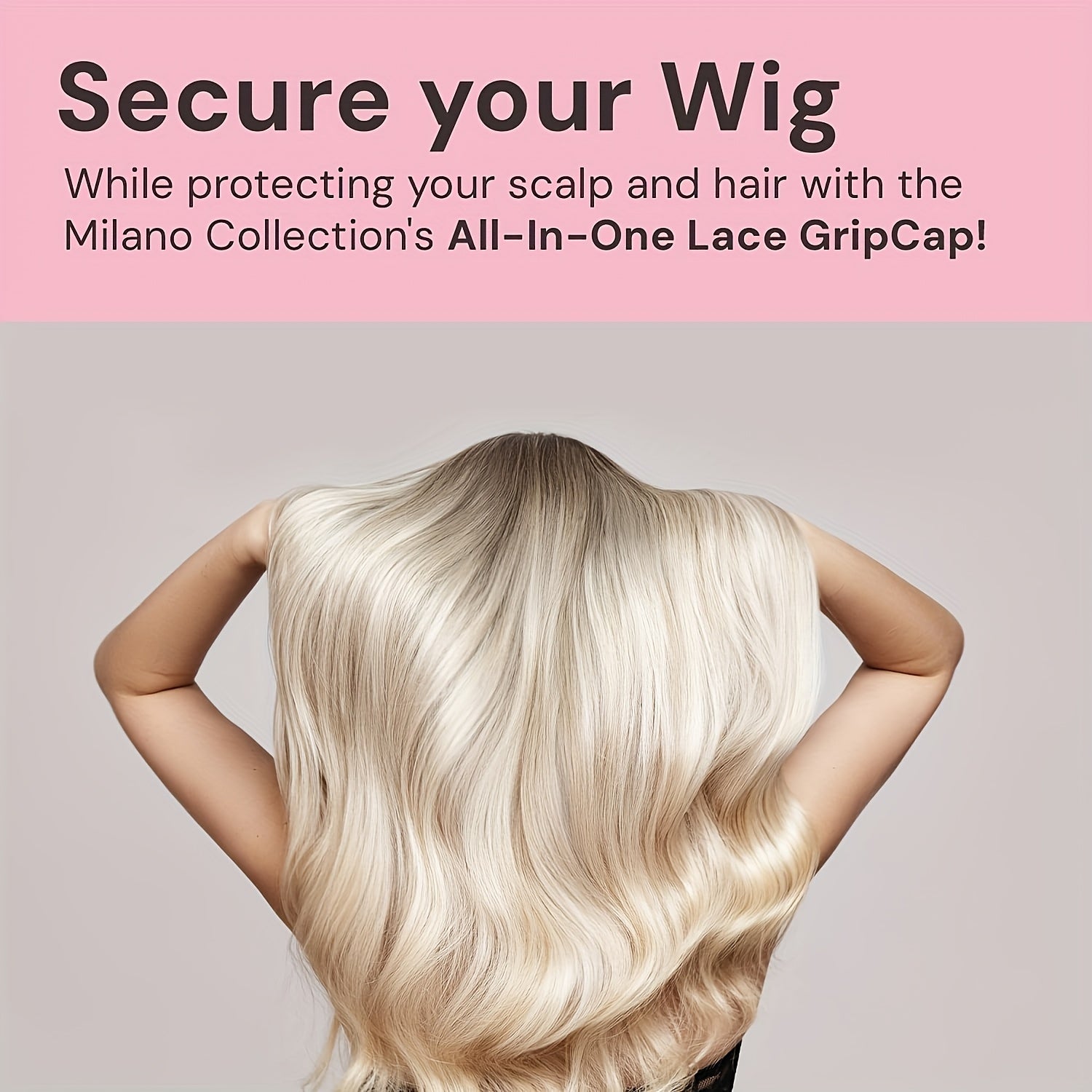 Women'S Adjustable Non-Slip Lace Wig Cap with Ear Notches, Comfortable GripFleece Technology, Transparent 4x5 Headband for Silicone Wig Fixation