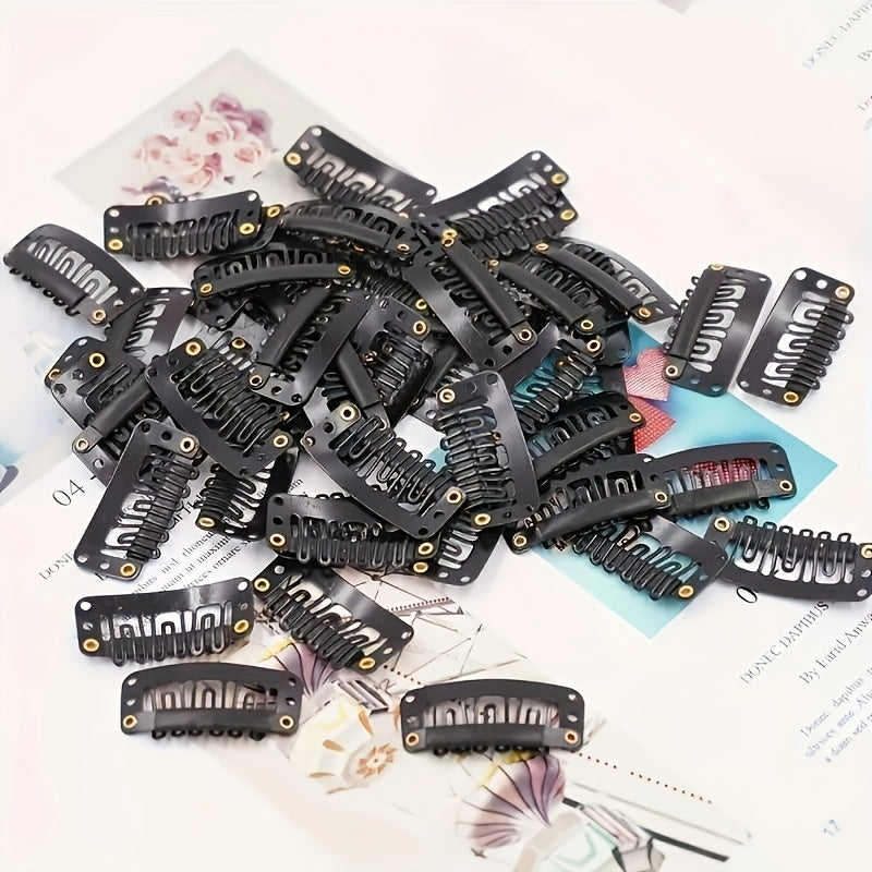 50-Pack U-Shaped Hair Clips for Wigs