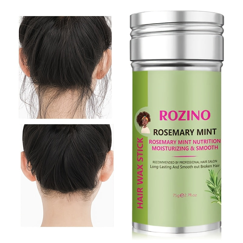 2pcs Rosemary Hair Care, Rosemary Mint Hair Styling Gel, Rosemary Hair Wax Stick, Moisturizing and Hydrating, Soft and Smooth, Hair Styling, Taming Split Ends, Suitable for All Hair Types, ROZINO