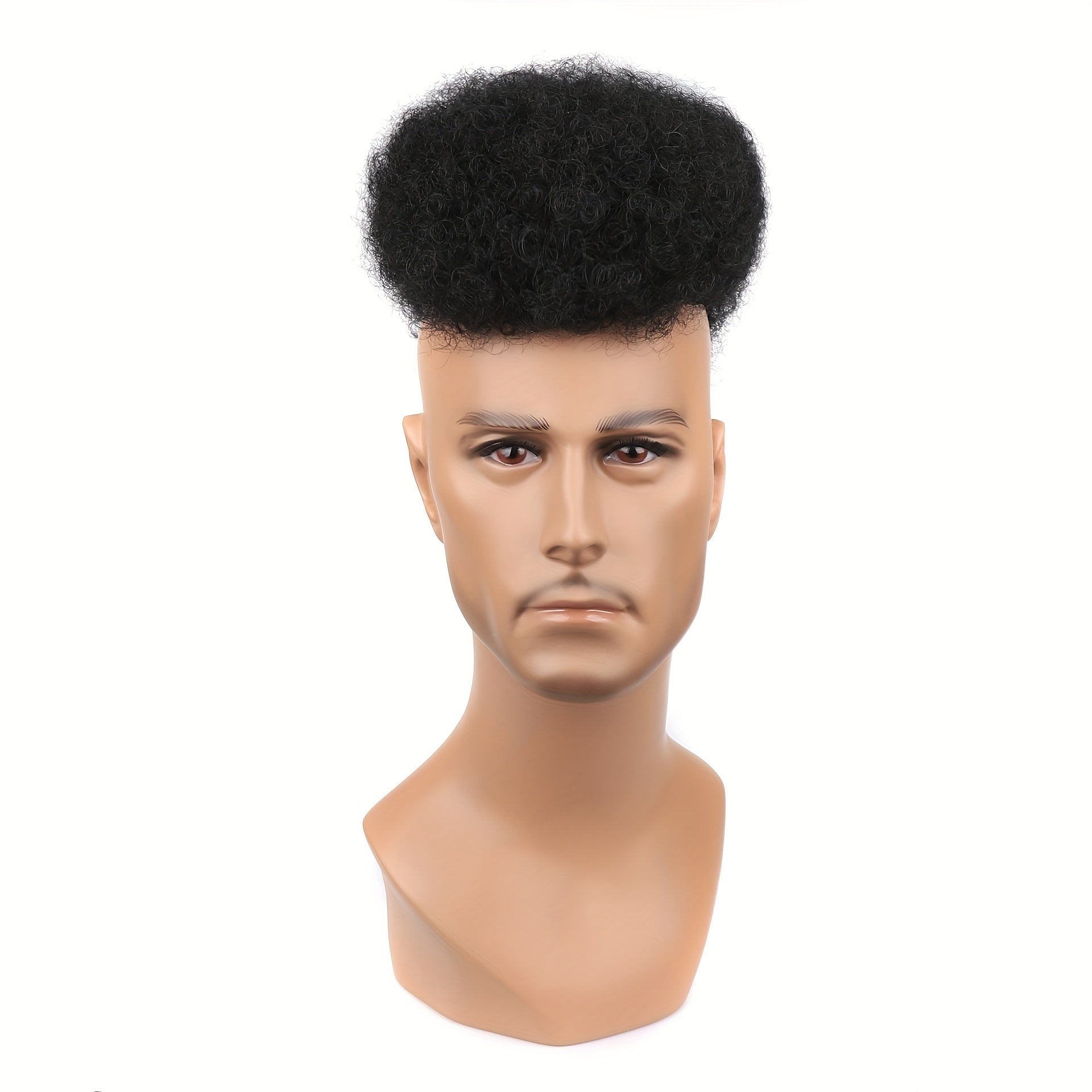 Men's Afro Curly Kinky Hair Topper