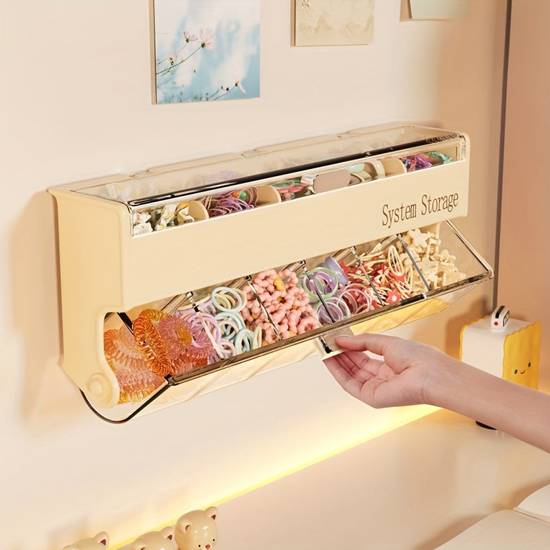 Fashion Cream Yellow Hair Accessory Organizer