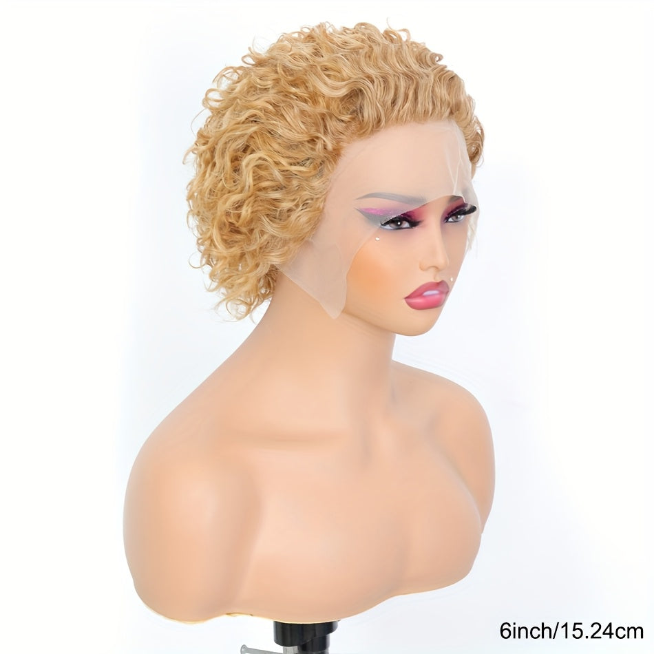 150% Density Blonde 13x1 Lace Front Human Hair Wig