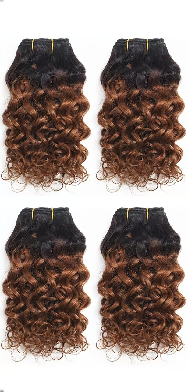 4 Unprocessed Virgin Hair Bundles 8inch