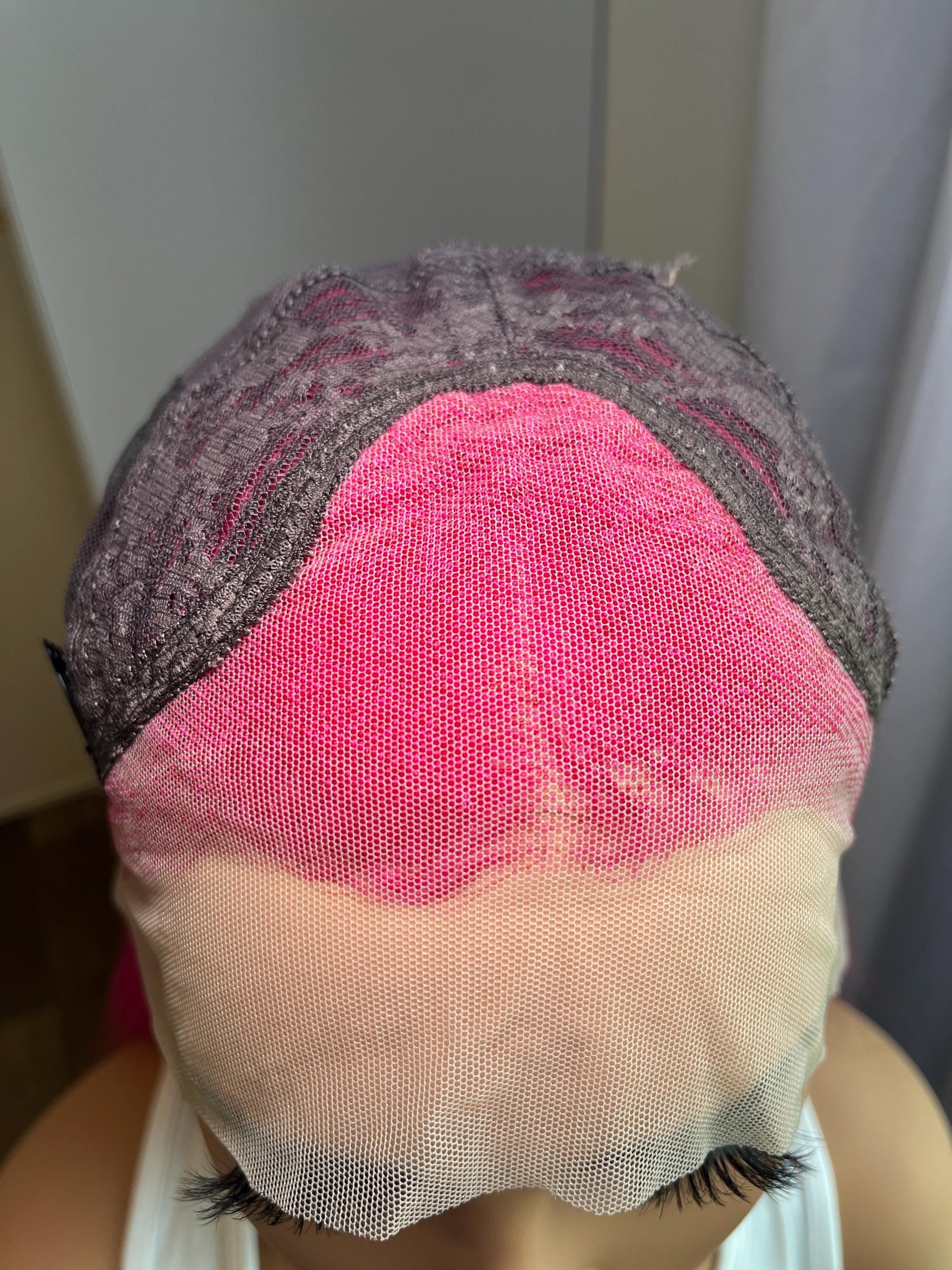 Pink Straight Wig party wig cosplay wig  Synthetic wig heat resistant wig hair loss wig